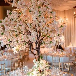 Ghirlanda di fiori di ciliegio, 180 cm di Sakura Vine, fiori di seta per decorazioni nuziali, per la casa, la stanza, le feste di nozze, le piante finte di seta