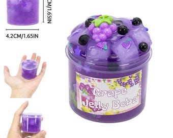 70/300ml Large Capacity Crunchy Slime Kit Premade Crystal Slime Set Super Soft And Non-Sticky Jelly Cube Slime Candy Party Favor Gifts