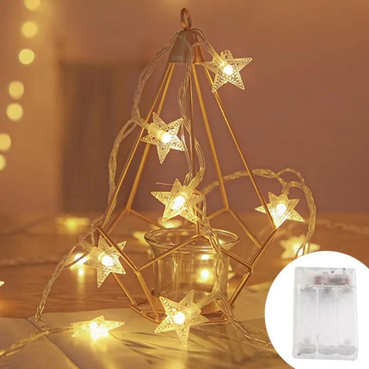 LED Star String Lights – Fairy Garland Bulb Lights for Wedding, Party, Home, Garden, Christmas, Outdoor & Indoor Decor - Etsy