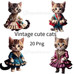 Adesivo de gatinho vintage clip art retro gato PNG download clip art de gato gatinho fofo gato fofo adesivo de gato adesivo de gato fofo uso comercial OK