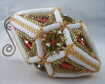 Pattern / Tutorial Beaded Christmas / Easter Ornament