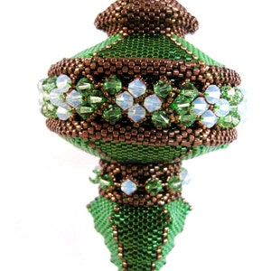 Pattern / Tutorial Beaded Christmas Ornament image 2