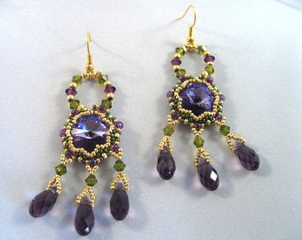 Pattern / Tutorial Beaded Earrings