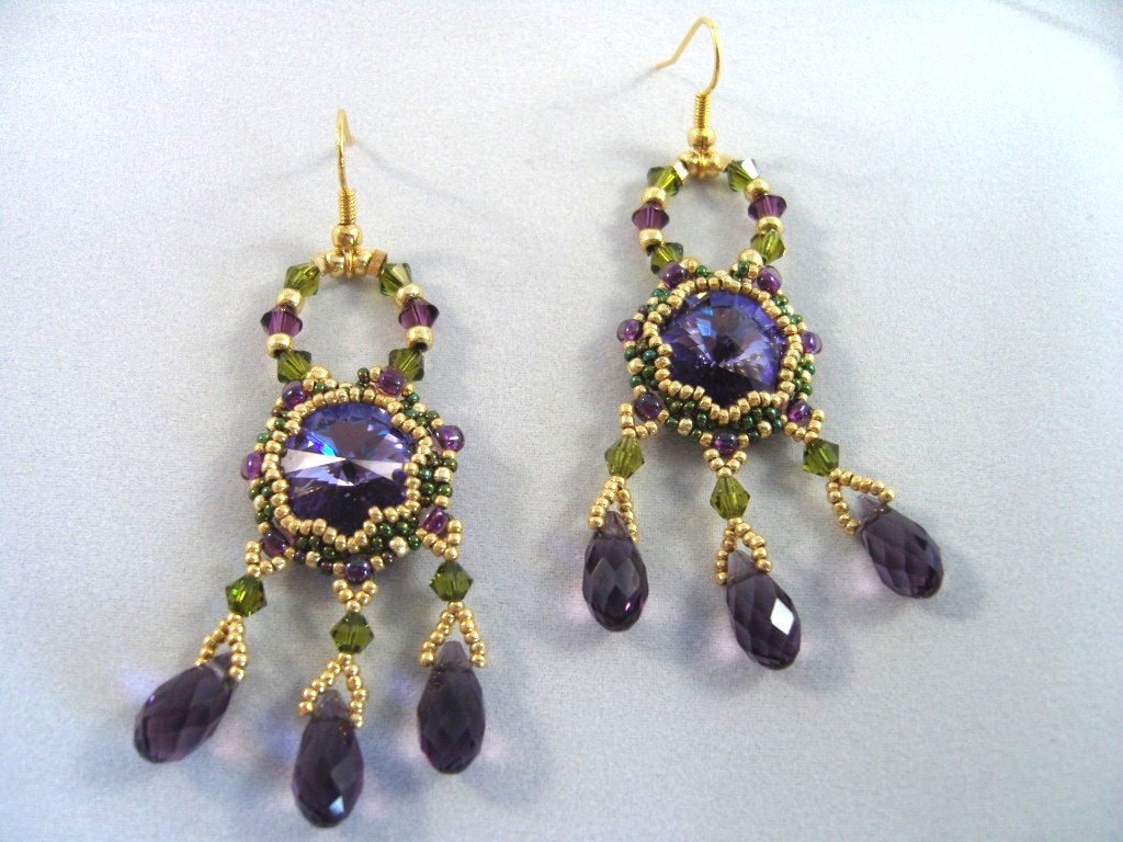 Pattern Tutorial Beaded Earrings Etsy