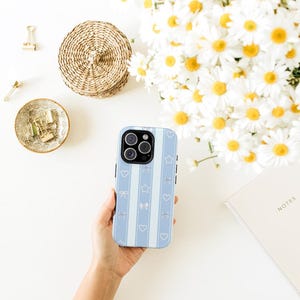 Blue Phonecase Coquette Phone Case iPhone 15 Blue Coquette Bow Preppy Phone Case Samsung galaxy Blue Phonecase Girly Phone Case iPhone 16