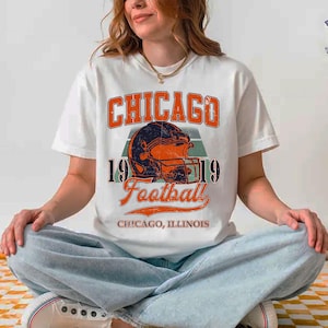 Chicago Football PNG, American Football, Chicago PNG, Vintage Style Football png, Illinois Football png, Chicago fans PNG, Mascot