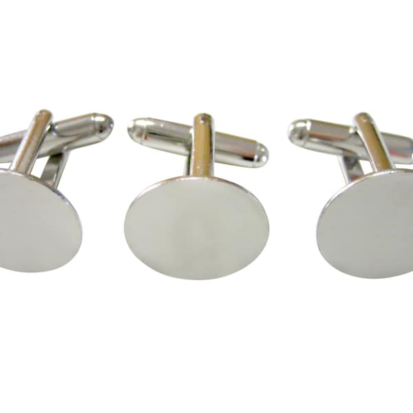 20 sets (40 pcs) of Blank Cufflink finding with 15mm gluepad