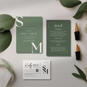Benutzerdefinierte Hochzeitskarte | Elegante Printable oder ausgeliefert Einladen | Minimalistisch, rustikal oder Boho Hochzeitseinladung personalisiertes Design WIC002