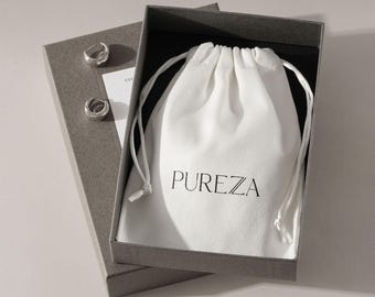 50pcs Personalized Velvet Drawstring Bags with Logo, Custom Jewelry Pouches,Gifts & Products Packaging