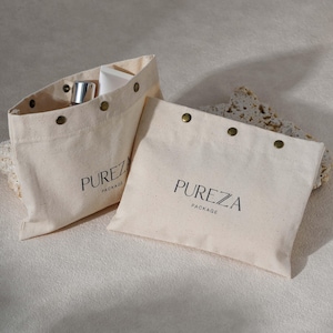 50pcs Thick Cotton Envelope Dust Bags: Custom Logo and size with snap B3-01 image 8