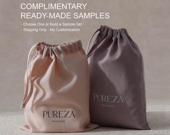 Ready-Made Packaging Samples – Complimentary Fabric Pouches, Pay Shipping Only