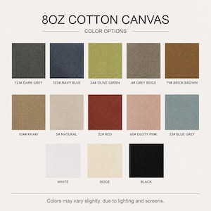 50pcs 8OZ canvas custom makeup bag personalized cotton pouch party favor bags CA-01 image 10