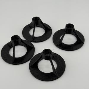 Frag Plug Holder Rack 4-Pack | Coral Frag Mounts for Reef Tank | 3D Printed PETG