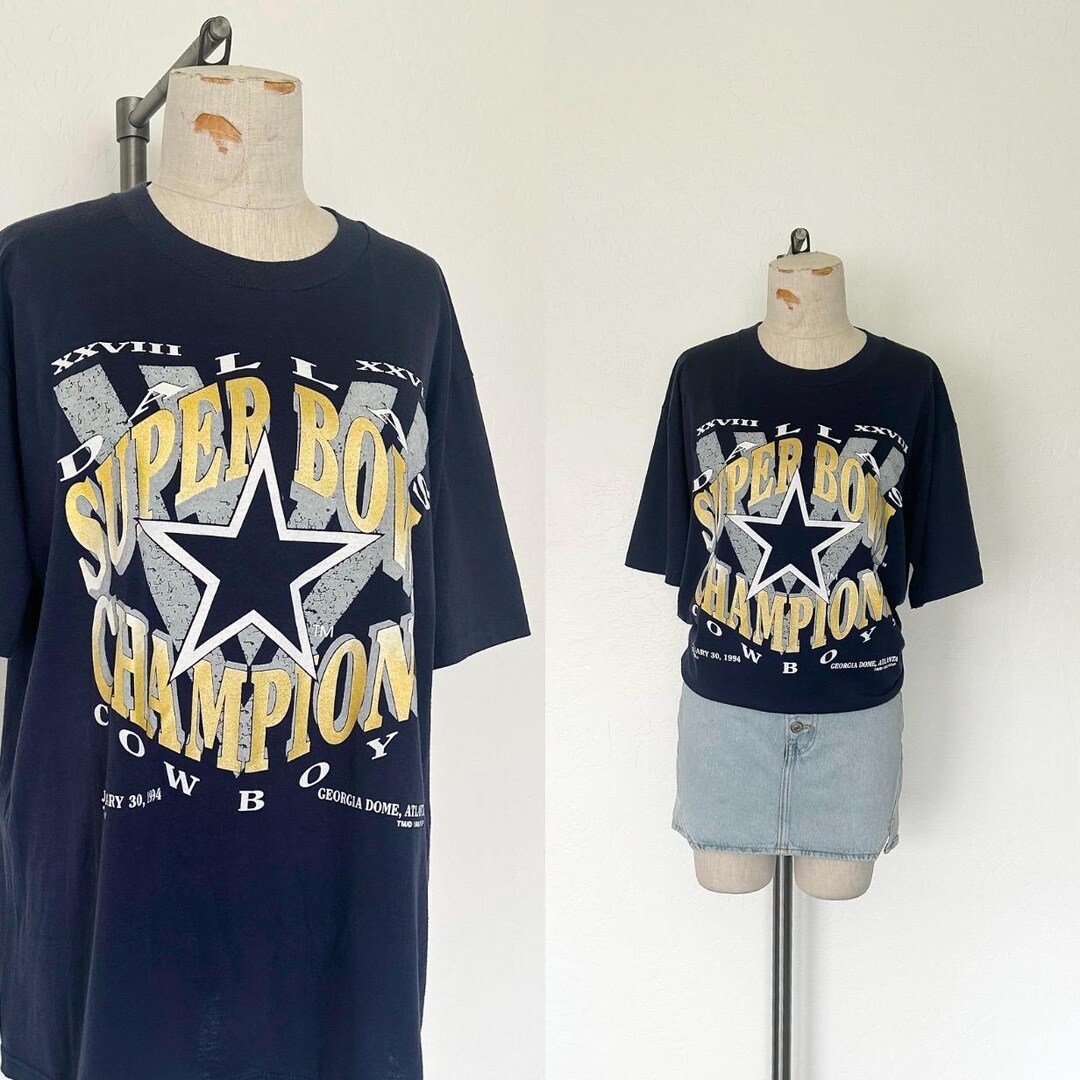 Vintage 1994 Dallas Cowboys Super Bowl Champions Single Stitch T