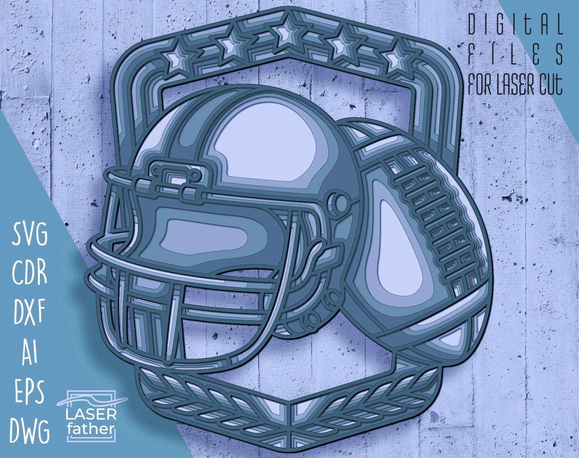 3d Paper Football Helmets - Etsy