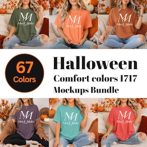 May include: A collection of short-sleeve crewneck t-shirts in various solid colors, each featuring the white logo text Mock Make on the chest. The shirts are displayed in a grid layout, showcasing different color options for the garment.