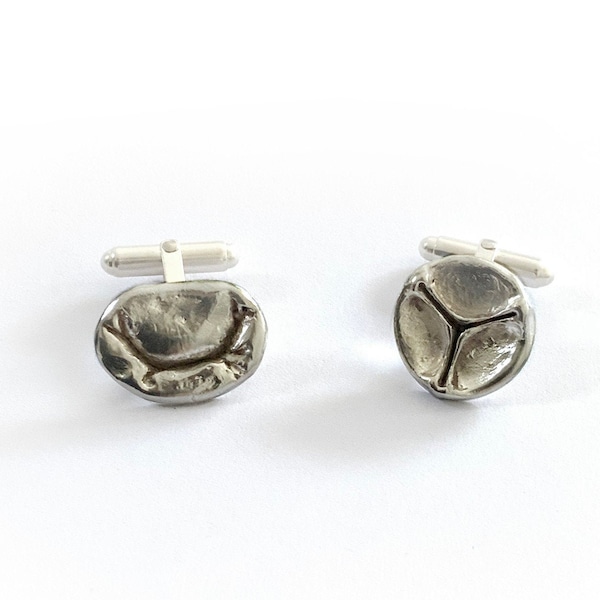 Heart Valve Cufflinks in Sterling Silver - detailed and perfect!