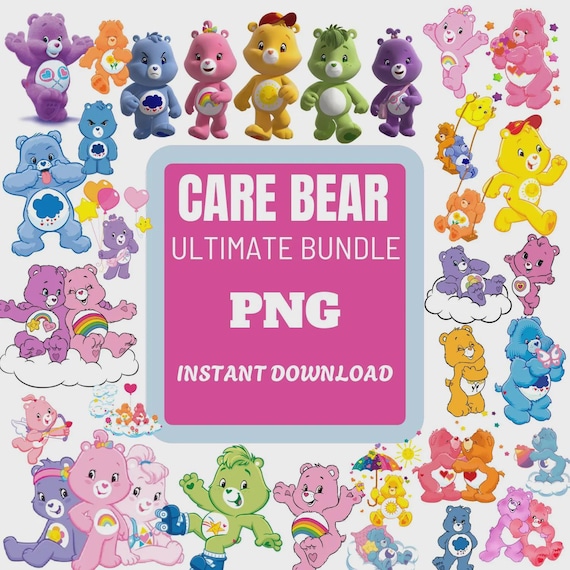 Caree Beaars Png Bundle,caree Bearr SVG Bundle,caree Bearrs  display picture 1