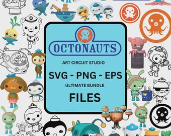 Octanauts Png Mega, High Quality Octanauts Png,Octanauts Birthday Png,Octanauts Png For Cricut,Octanauts Font, Instant Download,Anime design
