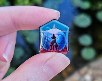 FFXIV The Blackest Night buff pin/magnet