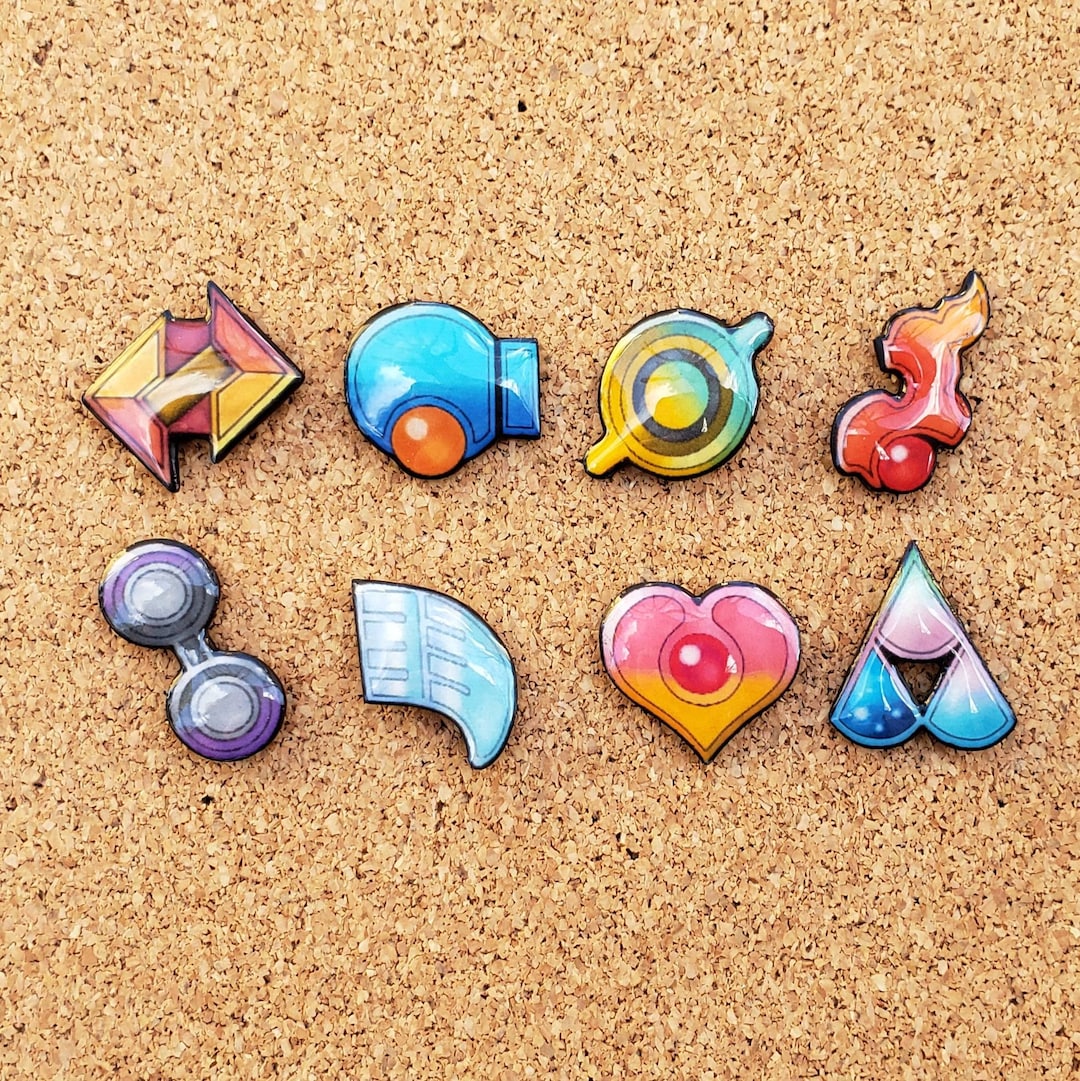 Pokemon Hoenn Gym Badge Etsy