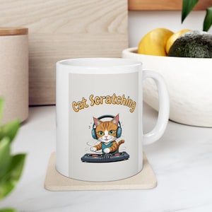 Ceramic Coffee Mug with Funny Drinking Design, Humorous Gift for Coffee Lovers, Cute Tea Cup for Birthdays, Perfect for Home or Office