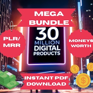 PLR MRR Digital Products Bundle: Resell & Personalize