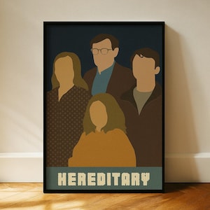 Pôster do filme Hereditário: Arte minimalista de filme de terror (download digital)