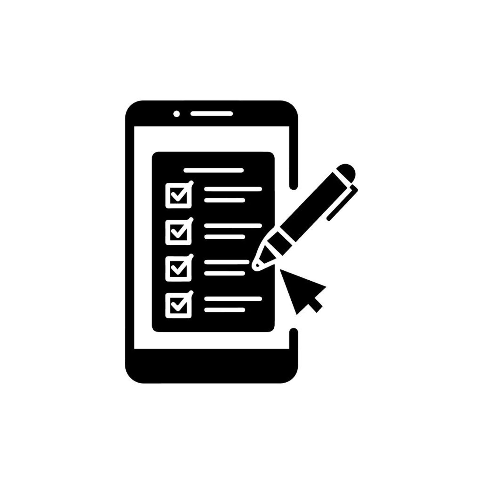 Minimal Task & Checklist Icons | Planner, Project Management (digital ...