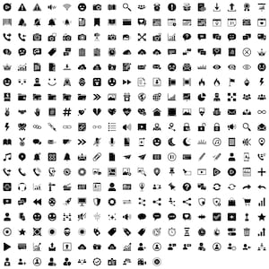 300+ Essential Line & Solid Icons Pack | Business, Social, UI/UX, Web and Mobile App | png, jpg, svg Instant Download