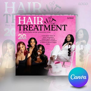Organic Hair Treatment Mask | Moisturizing | Strengthening Formula for Smooth | Shiny Hair | Instant Download