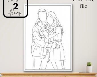 Faceless Portrait, Gesichtslos Portrait Bild (Digitaler Download)
