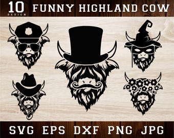 Funny Highland Cow Svg, Funny Animal Photo Print, Cow in Bathrobe & Bubble Bath, Funny Animal Bundle, Vintage Shirt Quirky Bathroom Wall Art