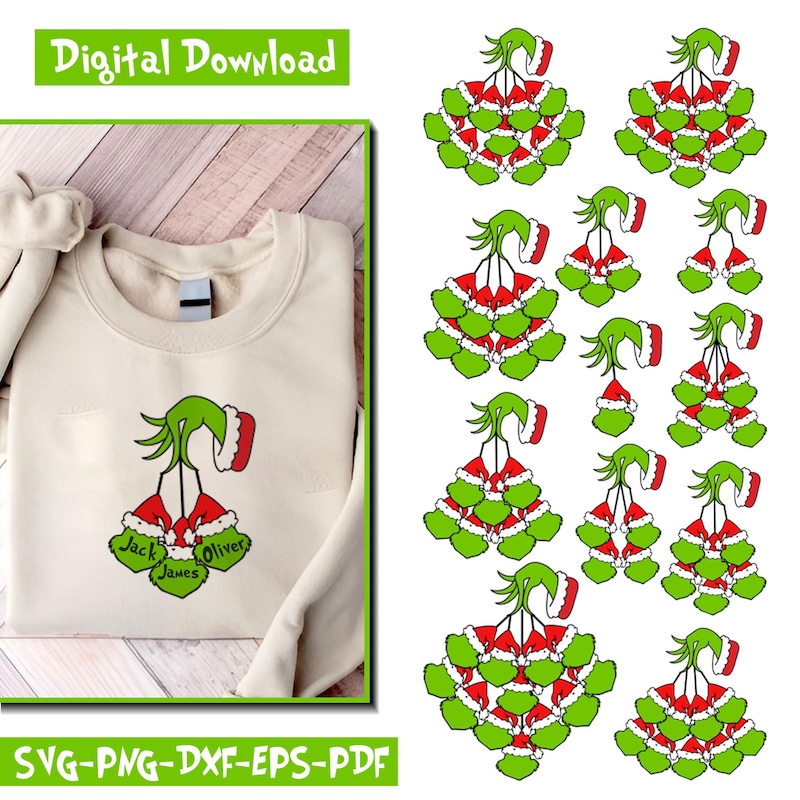 Family Hands Art Svg - Etsy