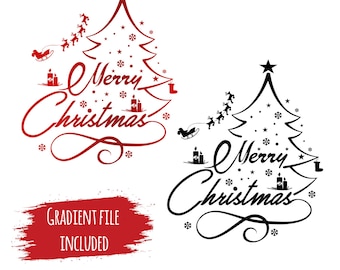 Merry Christmas Svg, Christmas Clip Art, Christmas Svg, Merry Christmas PNG, Holiday Season, Digital Download, Sublimation Cricut Cut Files.