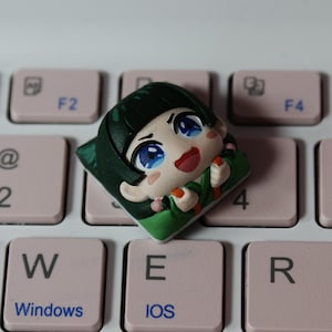 Fantasy Keycap Hand-Painted | Resin Keycap | Keyboard Accessories | Keycap For Gamers | Nerdy Keyboard Accessory | Geeky Keycap