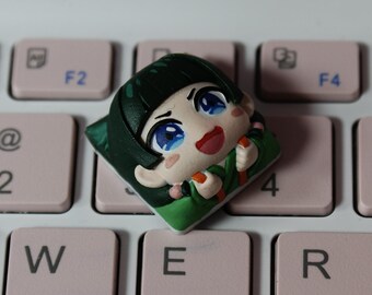 Fantasy Keycap Hand-Painted | Resin Keycap | Keyboard Accessories | Keycap For Gamers | Nerdy Keyboard Accessory | Geeky Keycap