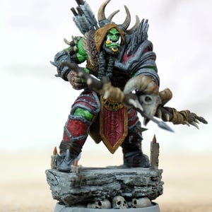 Orc Ranger Miniature | DnD Minis | RPG | Fantasy Gaming | Role Playing | Tabletop | Figure | Resin | 3D Printed | Paakz Reinhold