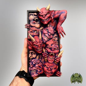 Imps Book Nook | Fantasy Booknook | Book Lovers | Bookworm Gifts | Bookish | 3D Printed | Fantasy Fans | Book Shelf Insert
