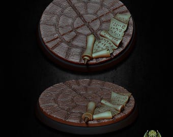 Temple Base | DnD Miniatures | RPG | Role Playing | Tabletop| Fantasy | Bases | Minis | Stands | Resin Base | TTRPG