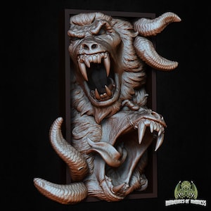 Demon Book Nook | Fantasy Booknook | Book Lovers | Bookworm Gifts | Bookish | 3D Printed | Fantasy Fans | Book Shelf Insert