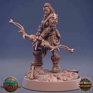 Human Ranger Miniature | DnD Minis | RPG | Fantasy Gaming | Role Playing | Tabletop | Figure | Resin | 3D Printed | Tundra Farflight