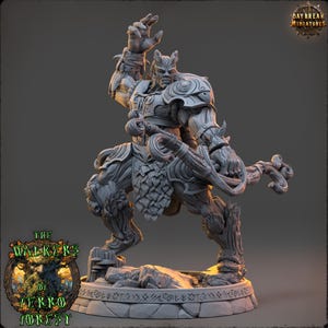 Forest Walker Ranger Miniature | DnD Minis | RPG | Fantasy Gaming | Role Playing | Tabletop | Figure | 3D Printed | Thalrik Veyndar