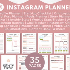 Instagram Planner - Personalizzabile con Canva