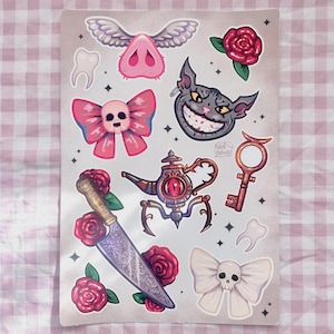 Sticker sheet - Alice Madness Returns