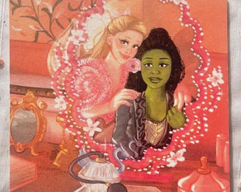 Print - Glinda and Elphaba from Wicked