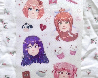 Sticker sheet - Doki Doki Literature Club
