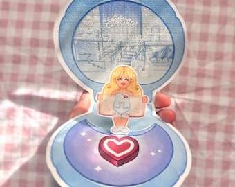 Polly Pocket pop up card - Short n Sweet tour