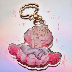 Keychain - Mermaid Melody Pichi Pichi Pitch Glitter Epoxy