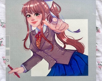 Print - Monika from Doki Doki Literature Club